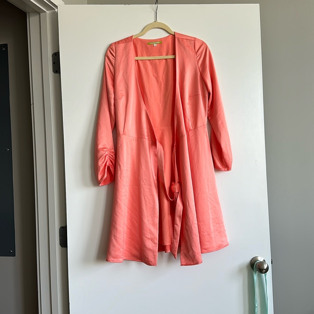 Gianni Bini coral wrap dress